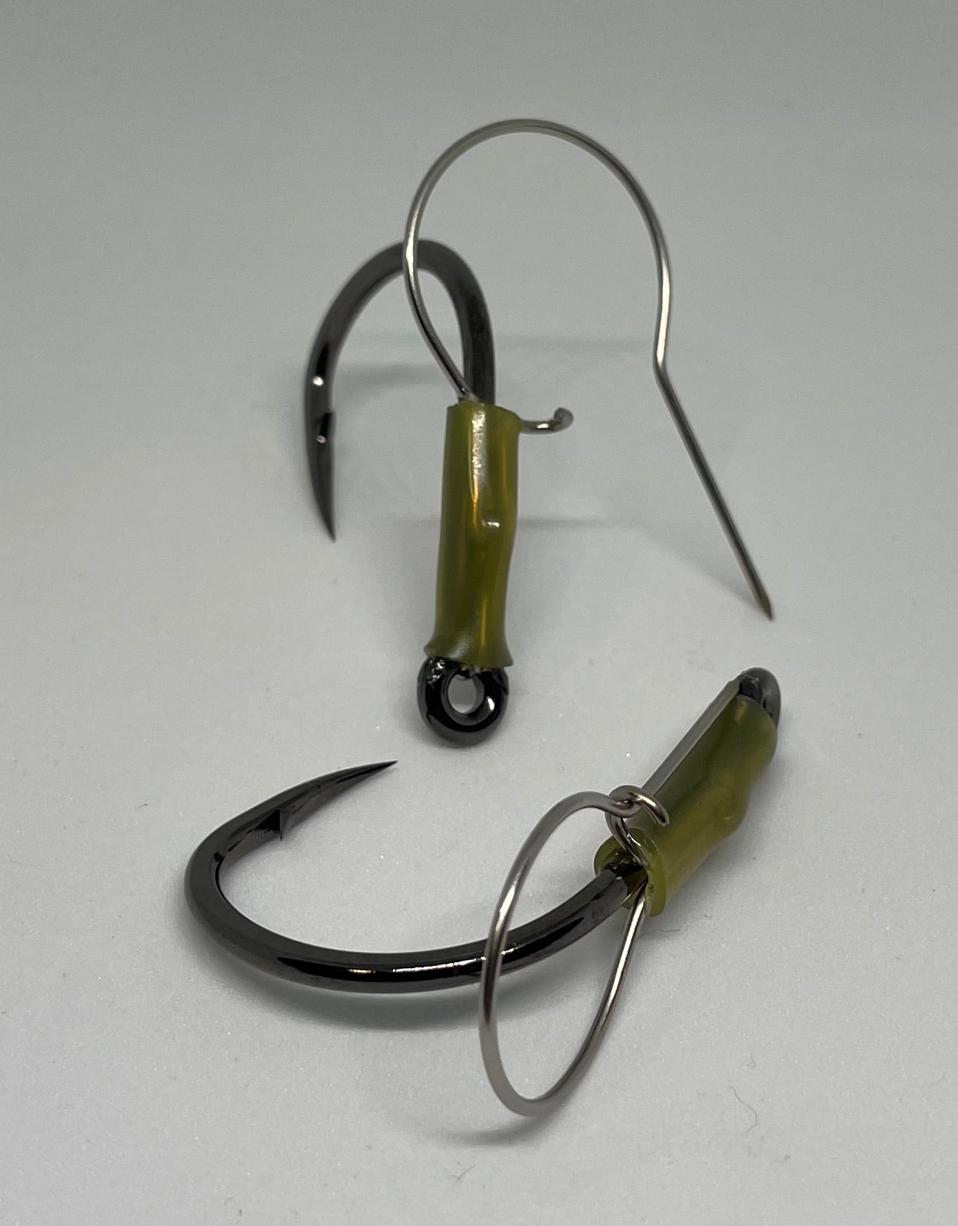 05. Large Bait Cavity Nickel Coated High Carbon Steel "J" 10/0 Hook