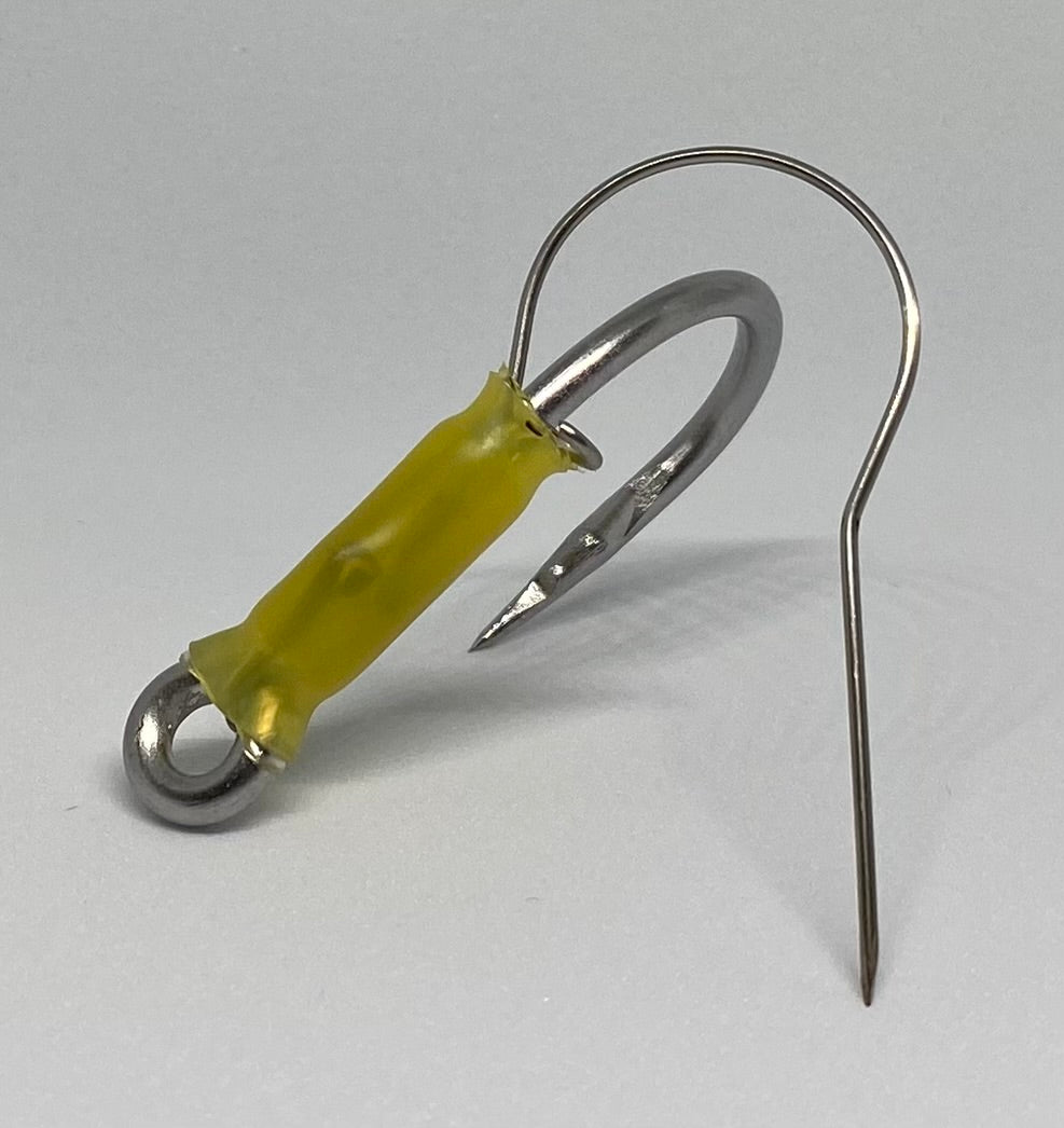 01. Large Bait Cavity Stainless Steel “J” 10/0 Hook