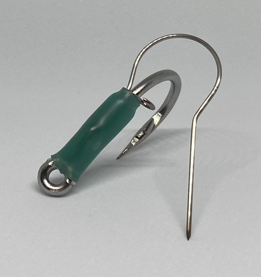 02. Medium Bait Cavity Stainless Steel "J" 8/0 Hook
