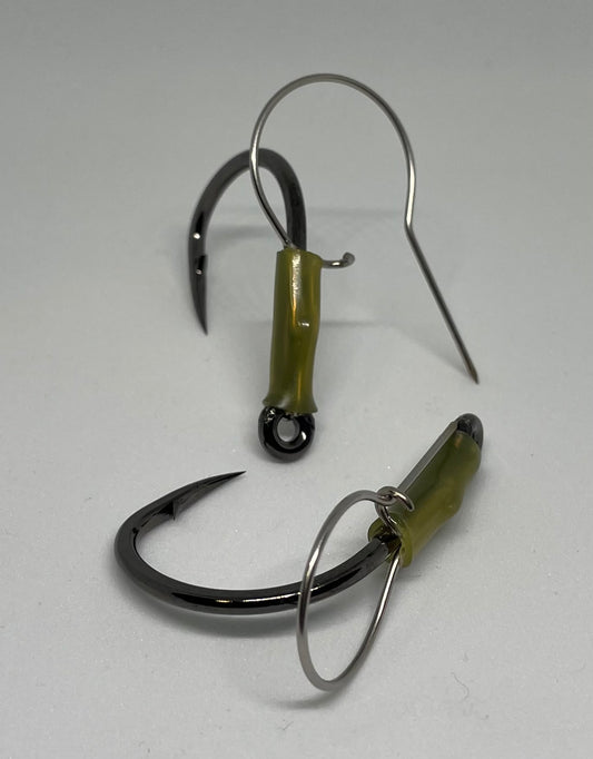 05. Large Bait Cavity Nickel Coated High Carbon Steel "J" 10/0 Hook
