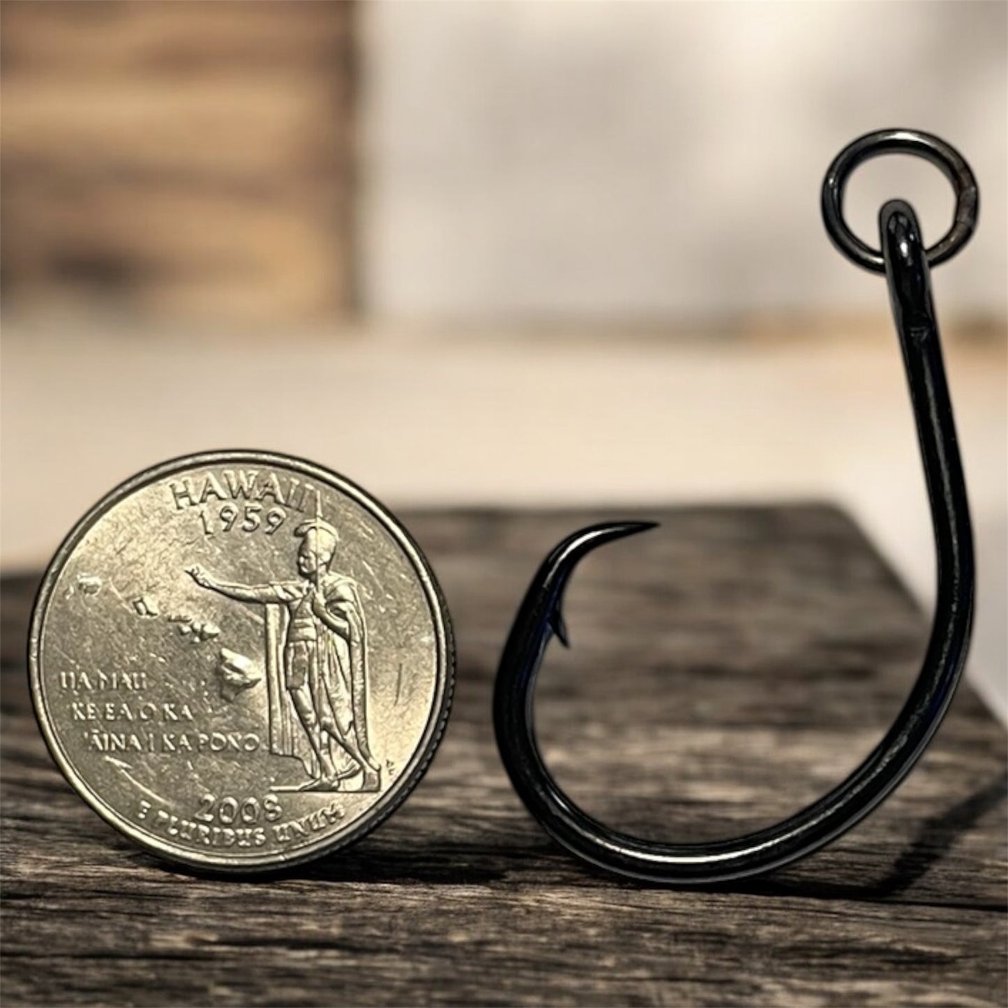 45. 7/0 Ringed Circle Hooks (4 Qty)