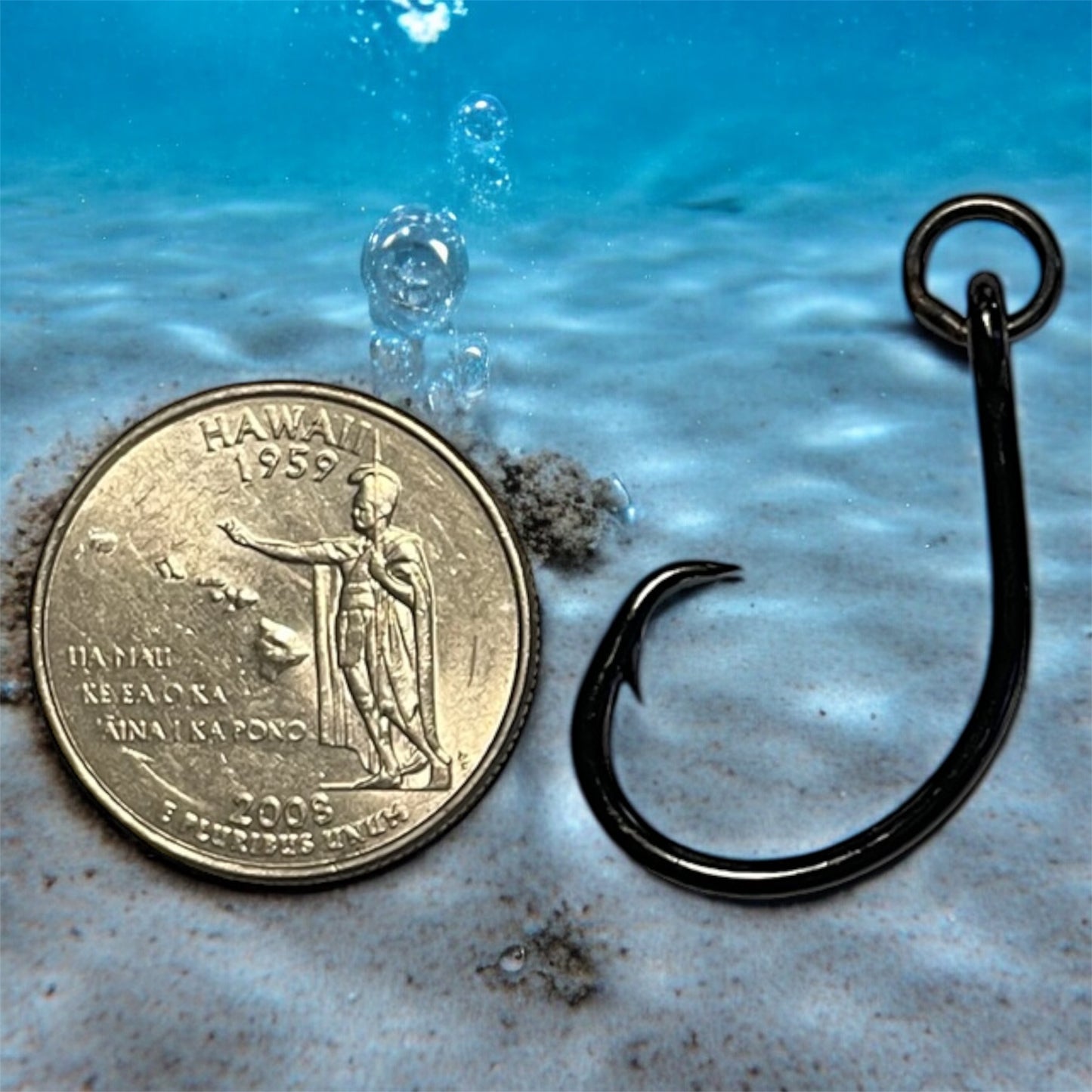 48. 4/0 Ringed Circle Hooks (7 Qty)